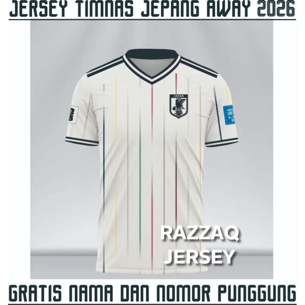 JERSEY TIMNAS JEPANG JAPAN AWAY 2026 FULL PRINTING GRATIS NAMA DAN NOMOR PUNGGUNG