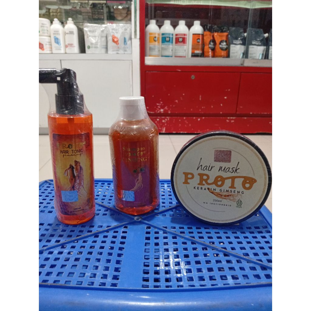 PROTO SHAMPOO+PROTO HAIR TONIC+PROTO HAIR MASK EXTRACT GINSENG