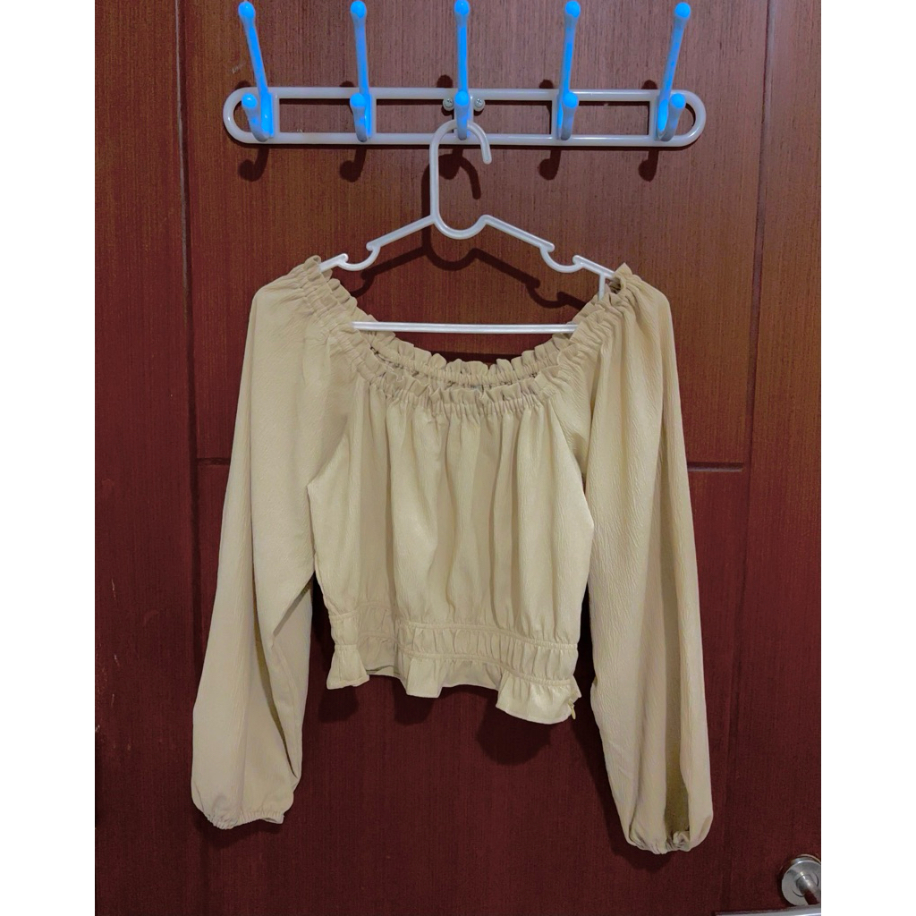 Blouse wanita-khaki-colorbox
