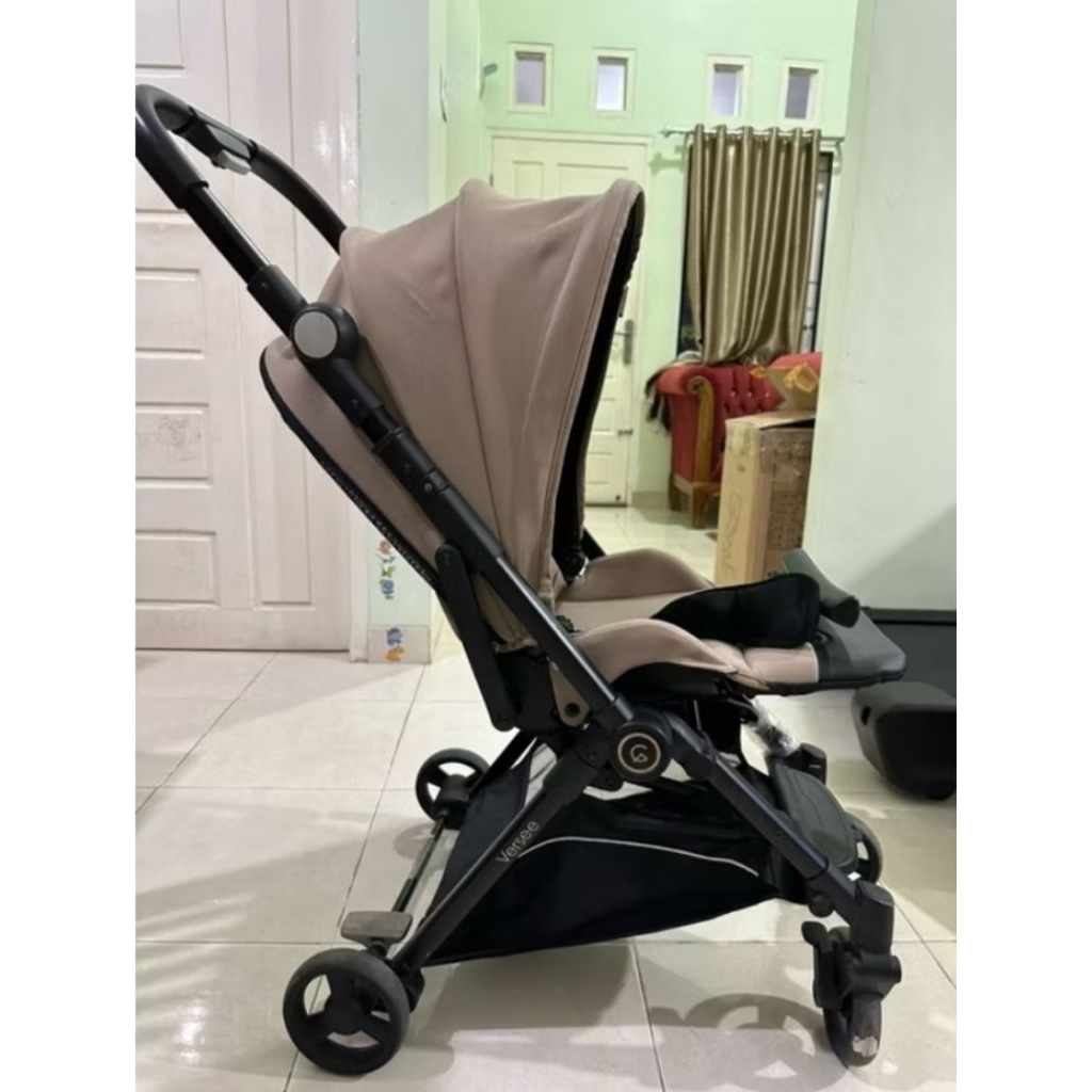Preloved Stroller Chocolate Versee