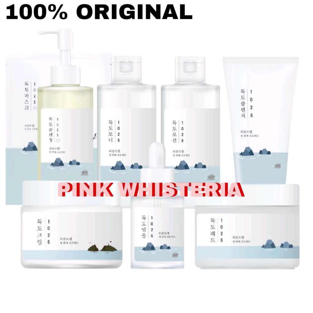 ROUND LAB 1025 Dokdo Ampoule / Cleanser / Toner / Light Cream / Cleansing Oil / Trial / On the Go Ki