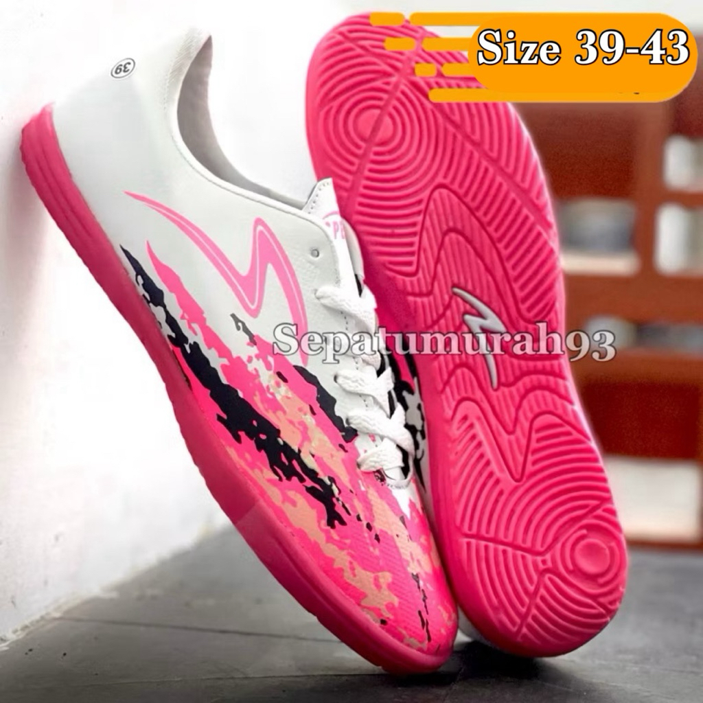 SPESIAL PROMO SPECS SEPATU FUTSAL LIGHTSPEED REBORN IN WHITE EMPEROR RED