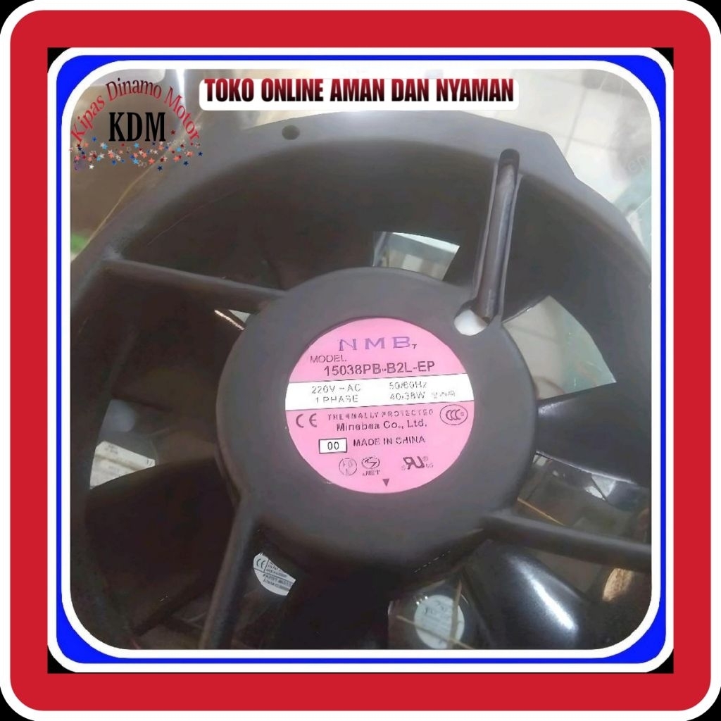 Fan NMB 1503PB-B2L-EP 220V AC 1Phase NMB Cooling Fan