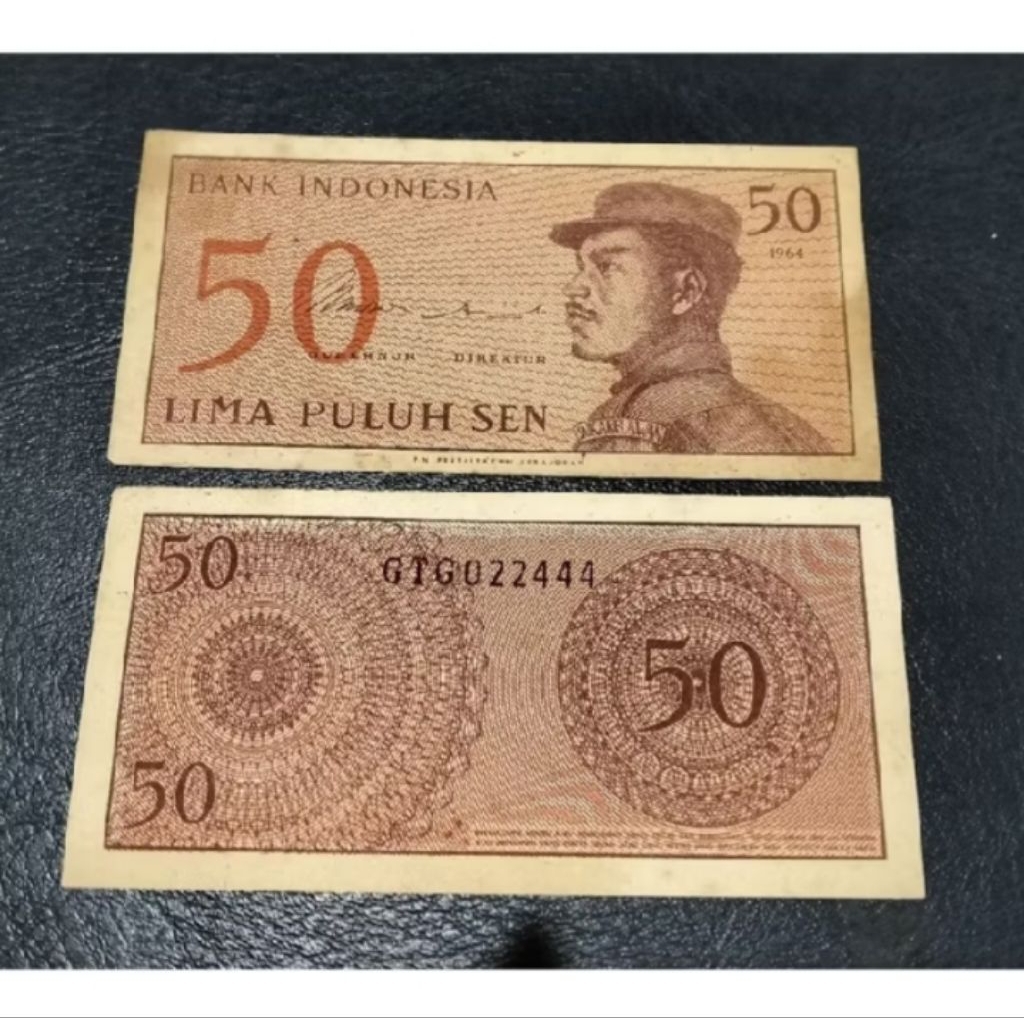 50 Sen Sukarelawan Th.1964 Used