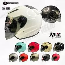 NHK R6 HALF FACE SOLID ORIGINAL NHK