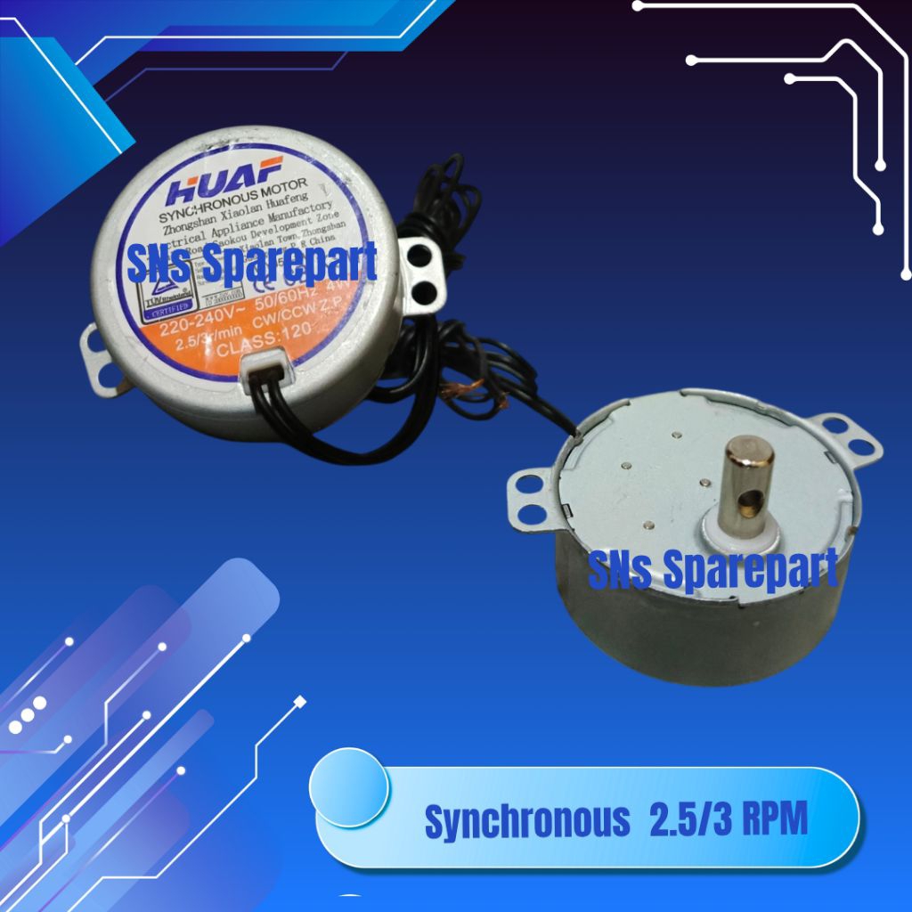 Motor Moving Synchronous 2.5/3RPM