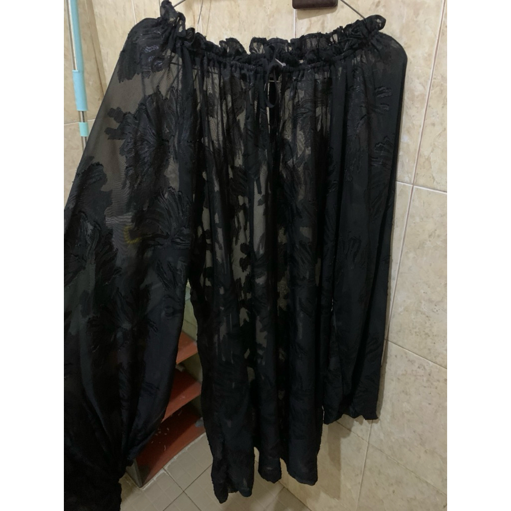 pl dress hnm ld 130/135 dress pantai tunik big size oversize jumbo