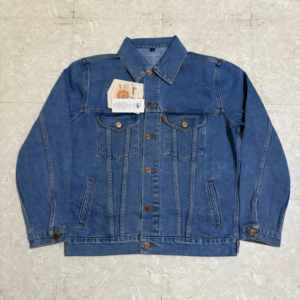 Jaket denim pria Lea original 211.82.23