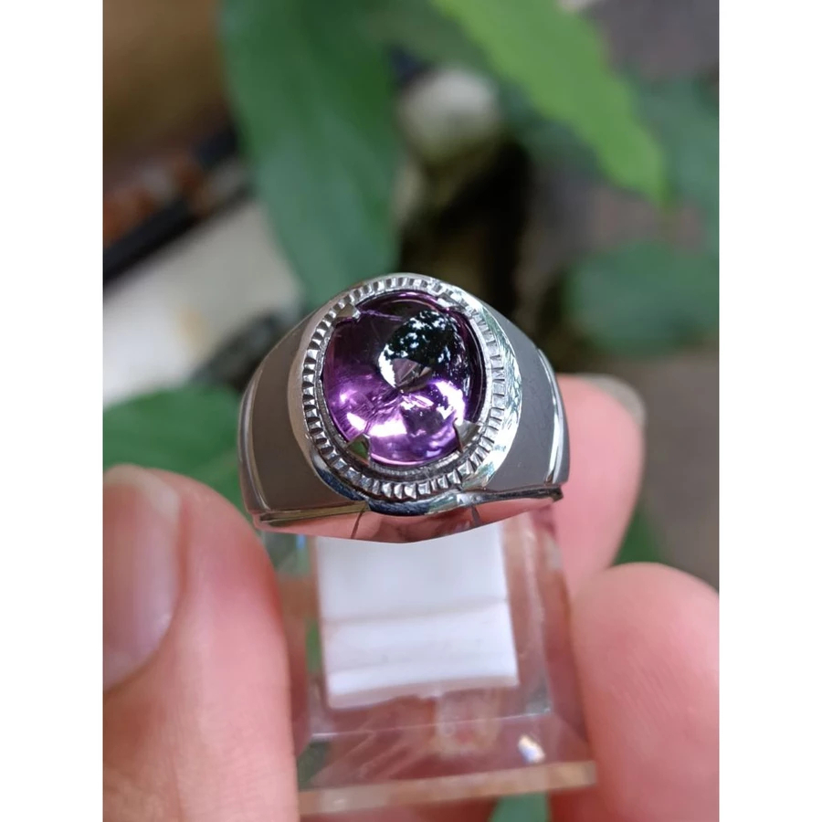 Batu Cincin Amethyst Bungur Tanjung Bintang Lampung