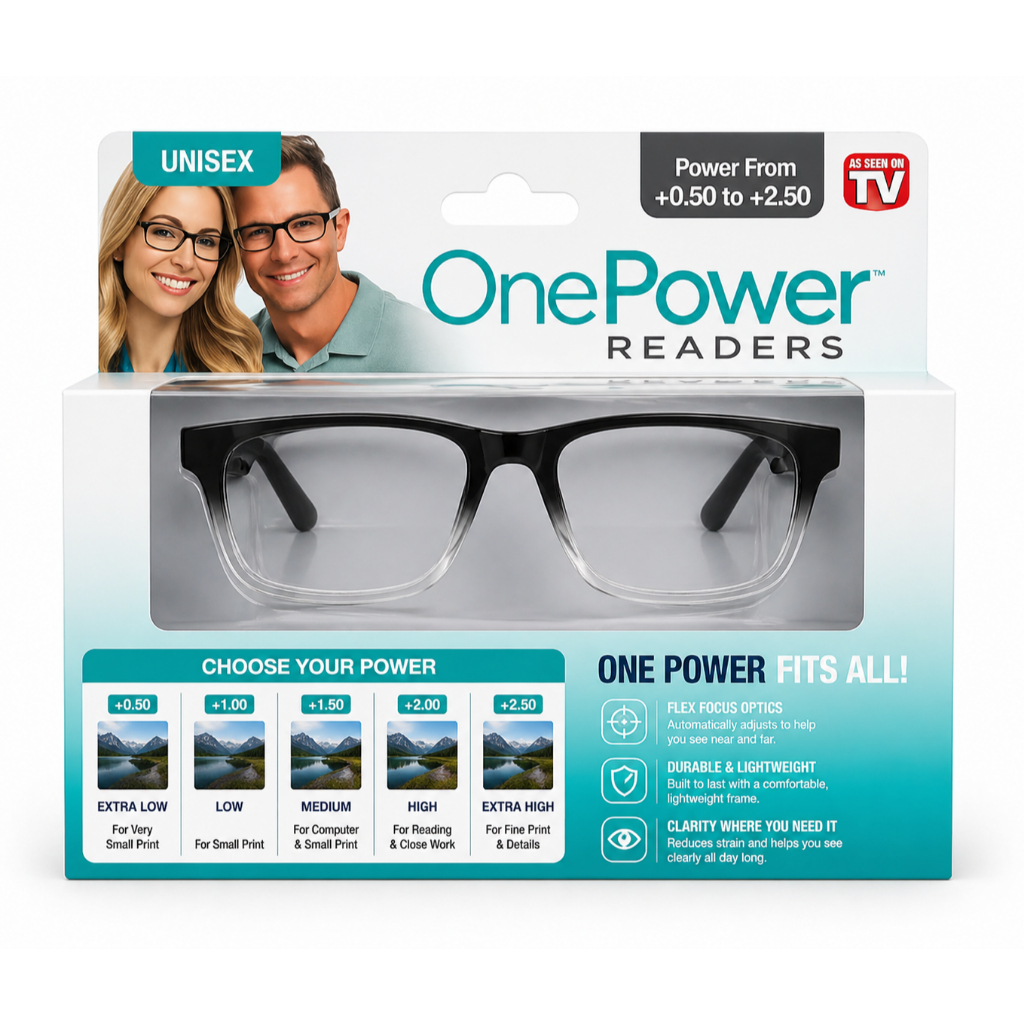 Kacamata Baca Auto Fokus One Power Readers Anti Buram Jelas Dekat Jauh Tanpa Ganti Minus Unisex Lens