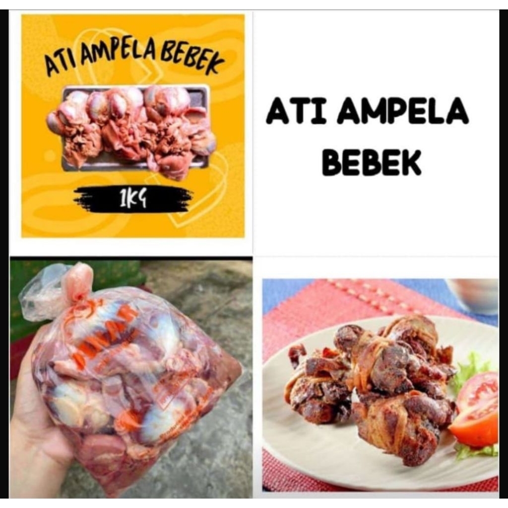 ati ampela bebek dinar 1 kg