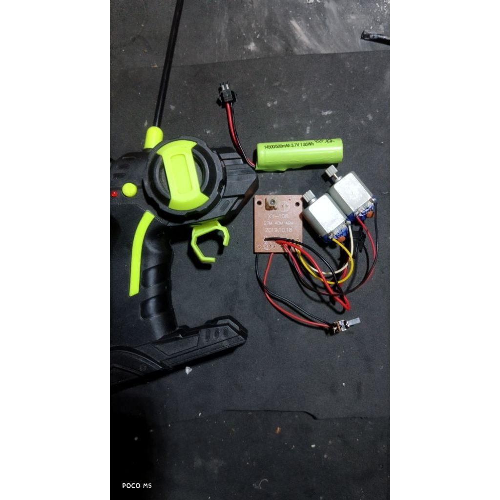 REMOT RC + PCB+ DINAMO PAKET KOMPLIT COPOTAN RC 2WD BARU