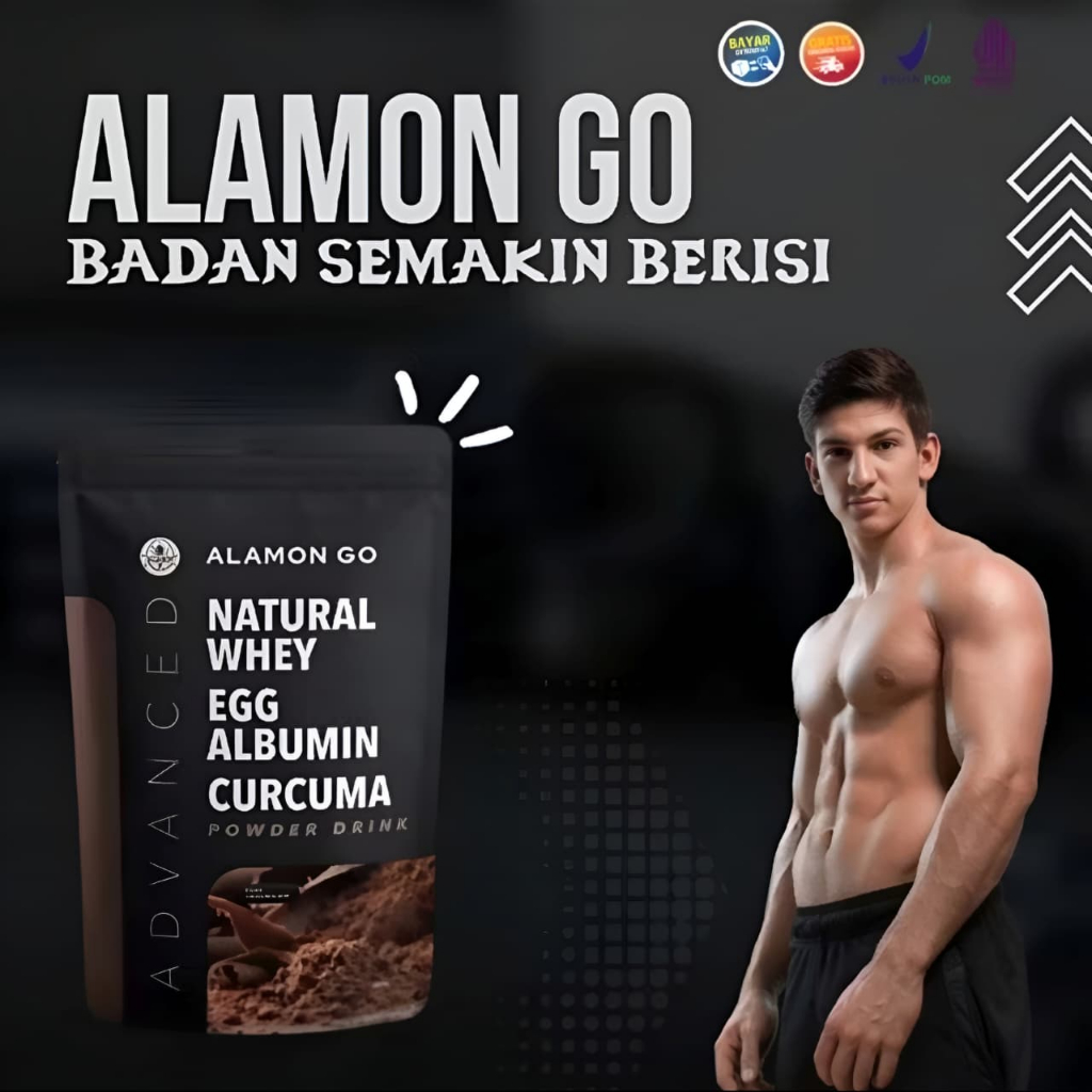 Protein Source Drink - Alamon GO 200gr - with Whey Protein Concentrate, Isolated Soy Protein, Egg Al