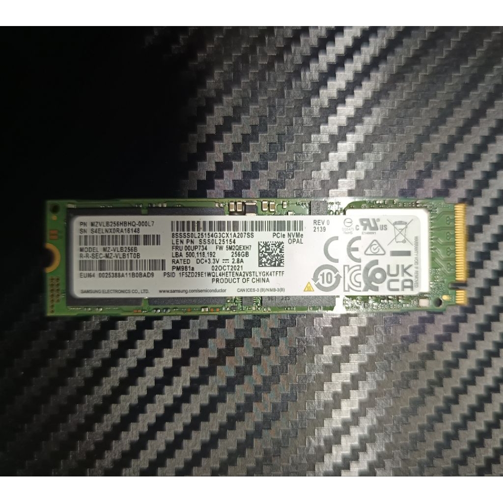 SSD SAMSUNG 256GB