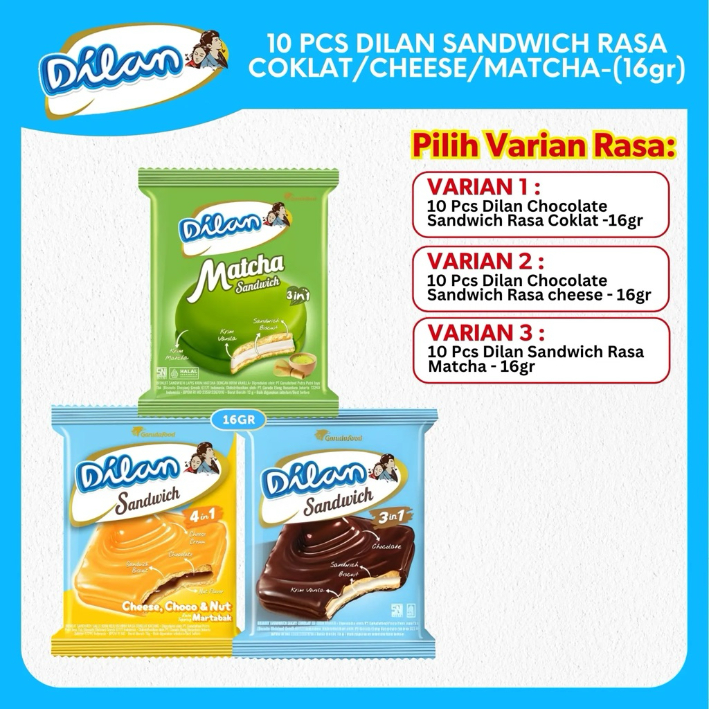 Dilan sandwich 2 renceng (20pcs)