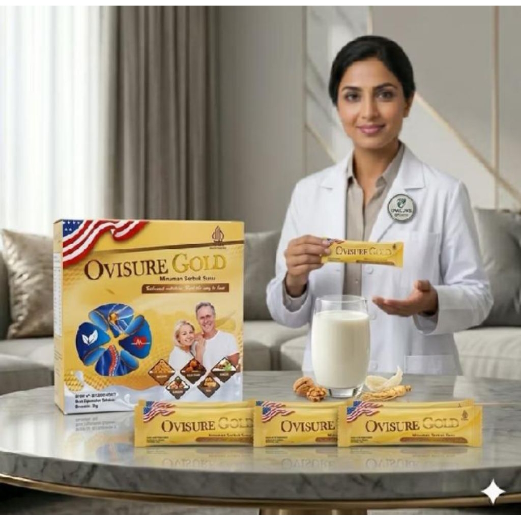 [ORIGINAL PRODUK] OVISURE GOLD Susu Obat Tulang Sendi Vitamin Tulang