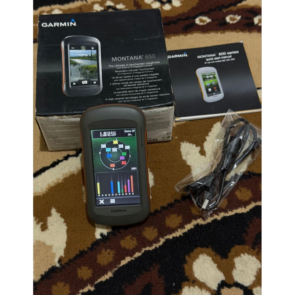 Gps Garmin Montana 650 Second Normal ( GPS Berkamera )