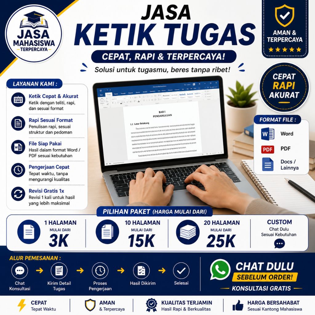 Jasa Ketik Tugas