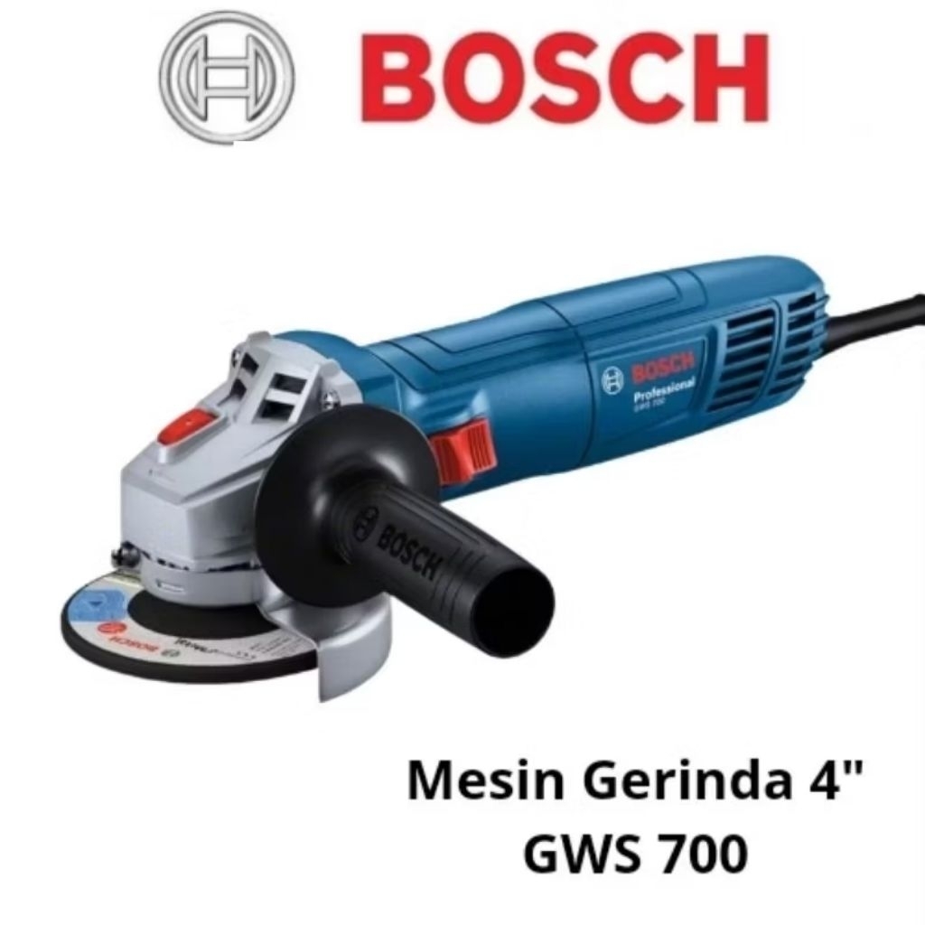 Mesin Gerinda Tangan BOSCH GWS 700 ASLI ORIGINAL/BOSCH Mesin Grinda 4" GWS 700 ASLI ORIGINAL