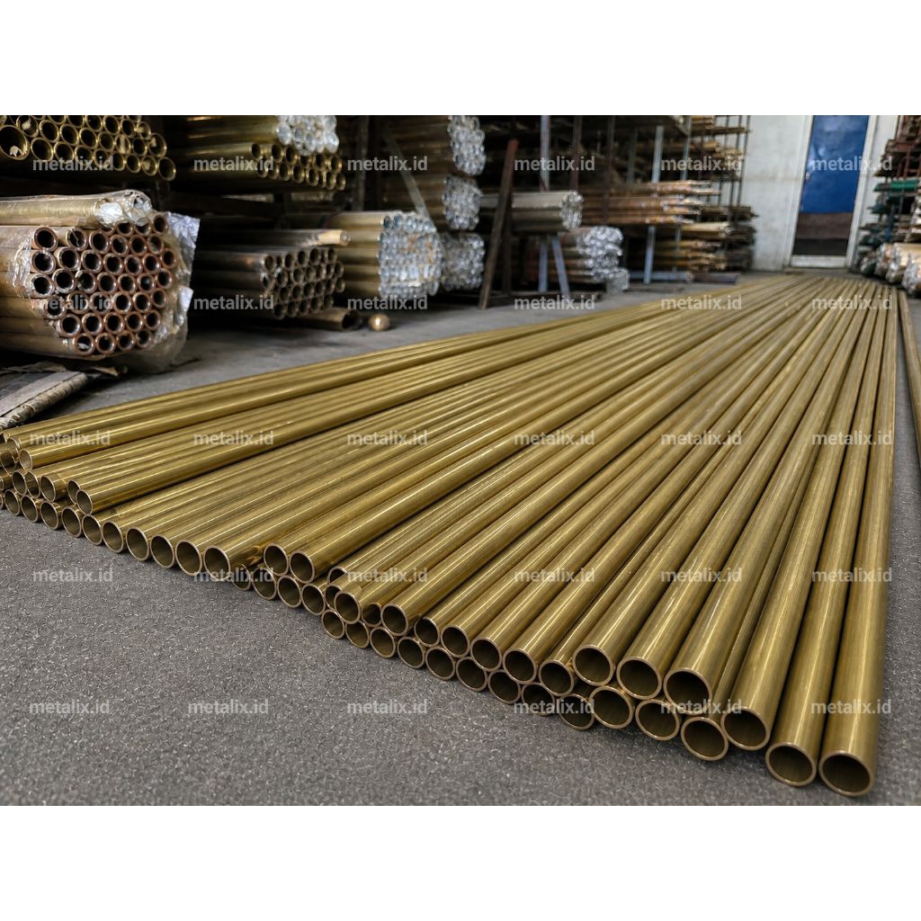Pipa kuningan Od 14mm Id 10mm panjang 10cm