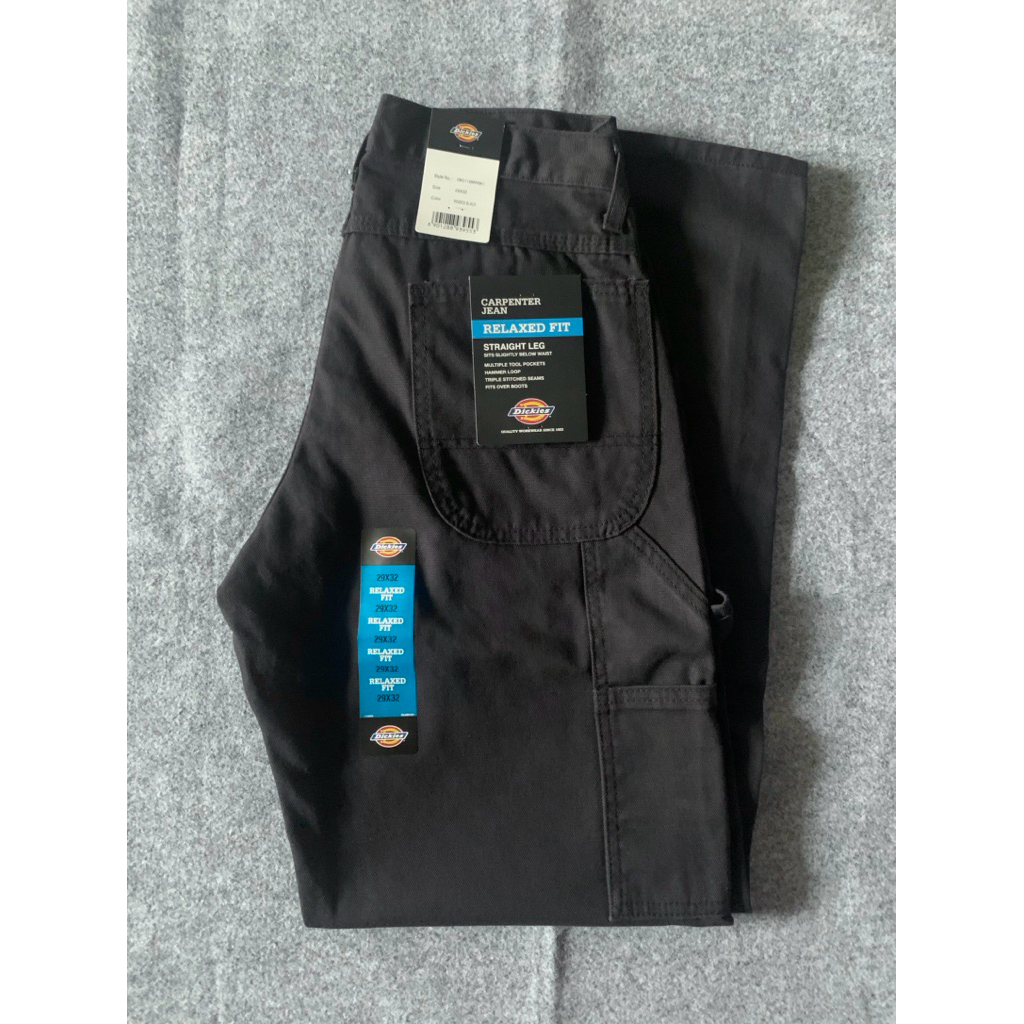 Dickies Carpenter Duck Canvas Black