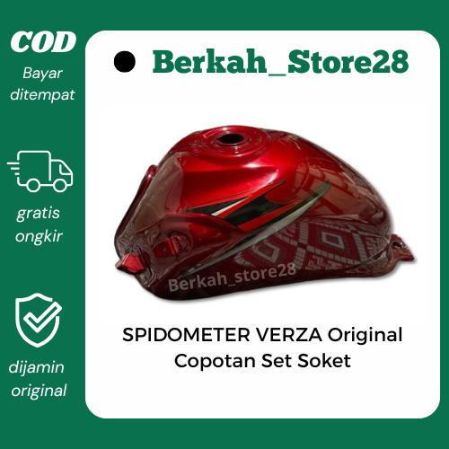 TANGKI MEGAPRO MONOSHOCK KARBU -Warna MERAH CAT REPAIN