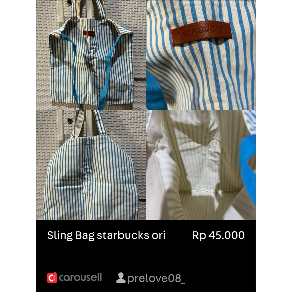 Sling bag starbucks ori
