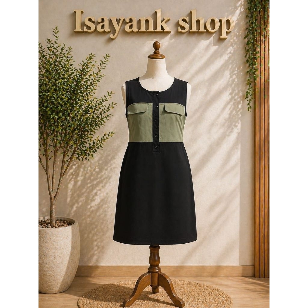 PL dress kutungan Korea style