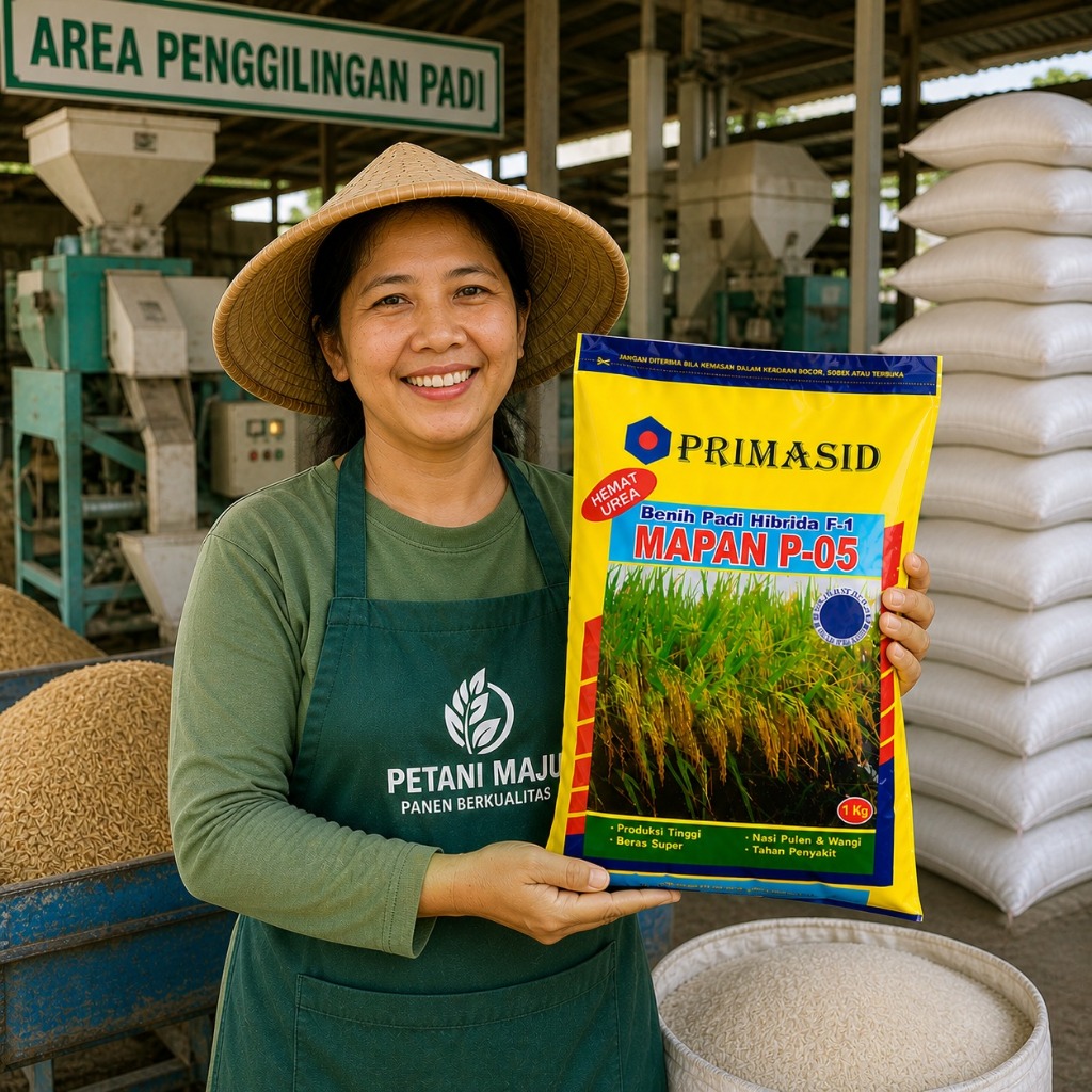 Benih Padi Hibrida Mapan P.05 Original | Bibit Padi Unggul Hasil Tinggi Tahan Hama