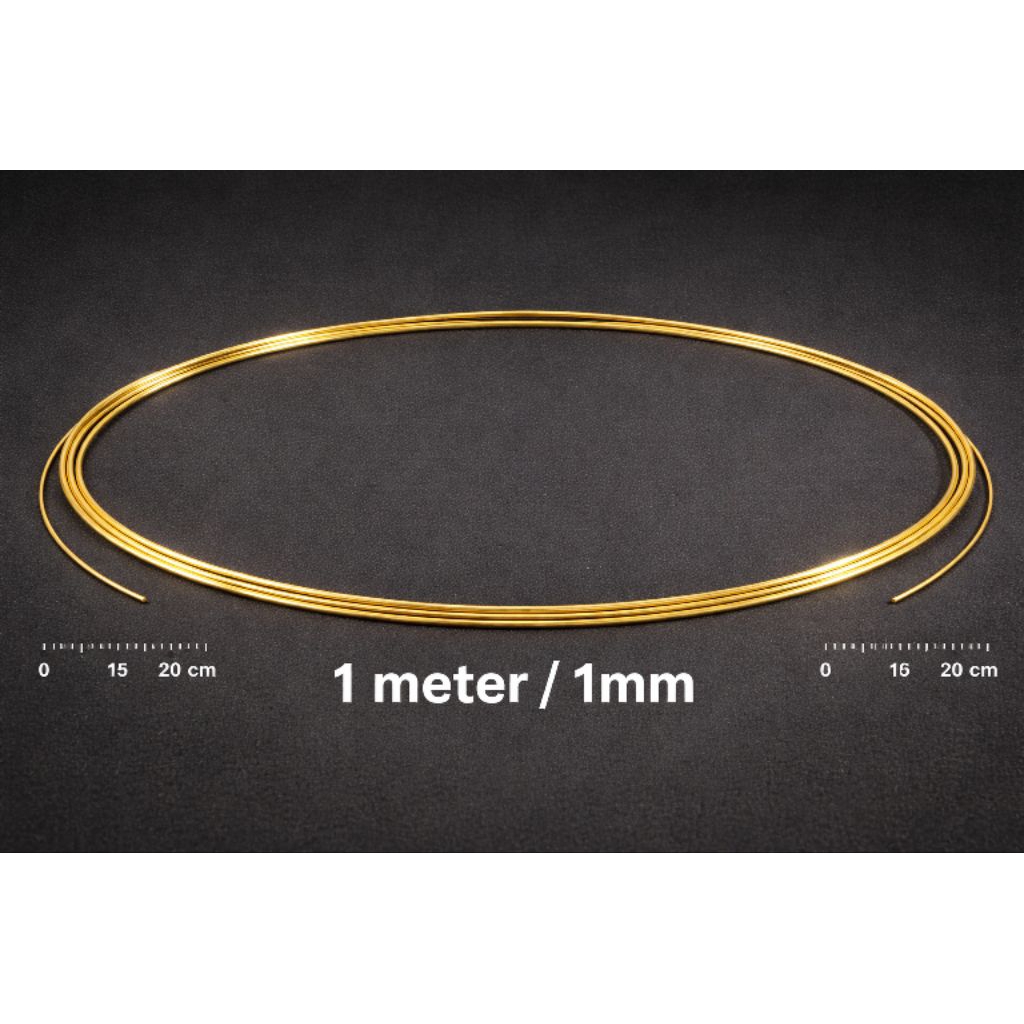 Kawat las kuningan 1mm x 1000mm
