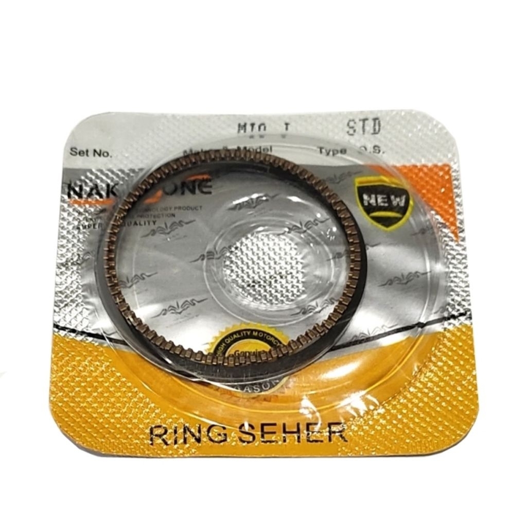 RING SEHER/RING PISTON STANDAR UNTUK MIO-J ORIGINAL NAKASONE KWALITAS JAPAN
