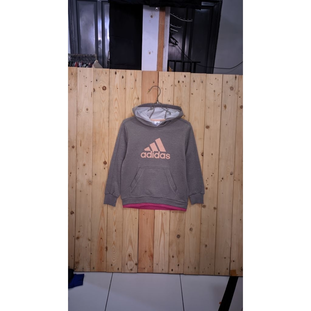 hoodie adidas anak abu abu