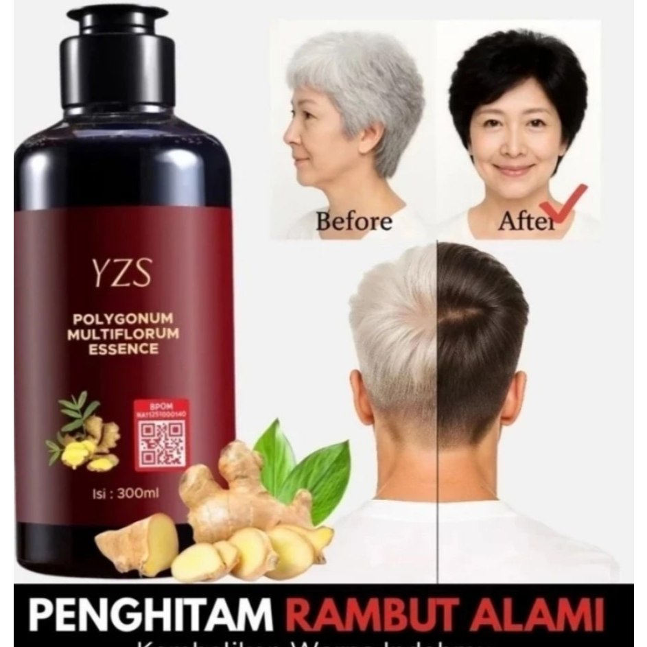 Blackening shampoo original penghitam Rambut alami