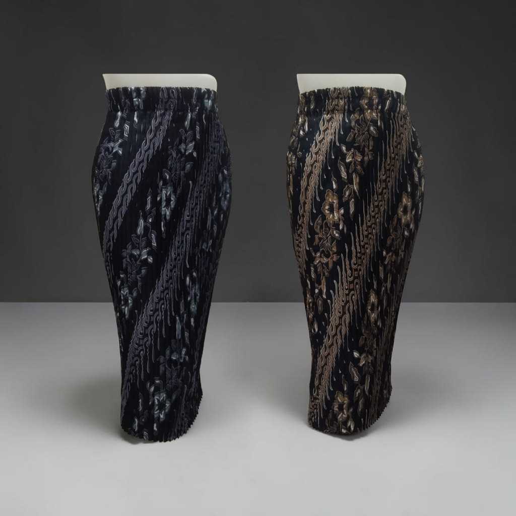 rok plisket batik 7/8 bawahan kebaya