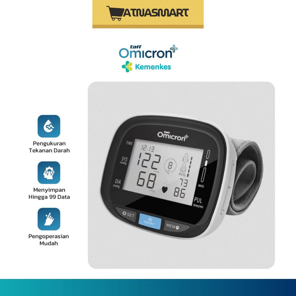 Tensimeter Digital Pengukur Tekanan Darah Wrist Monitor ][ Tensimeter Digital Pengukur Tekanan Darah