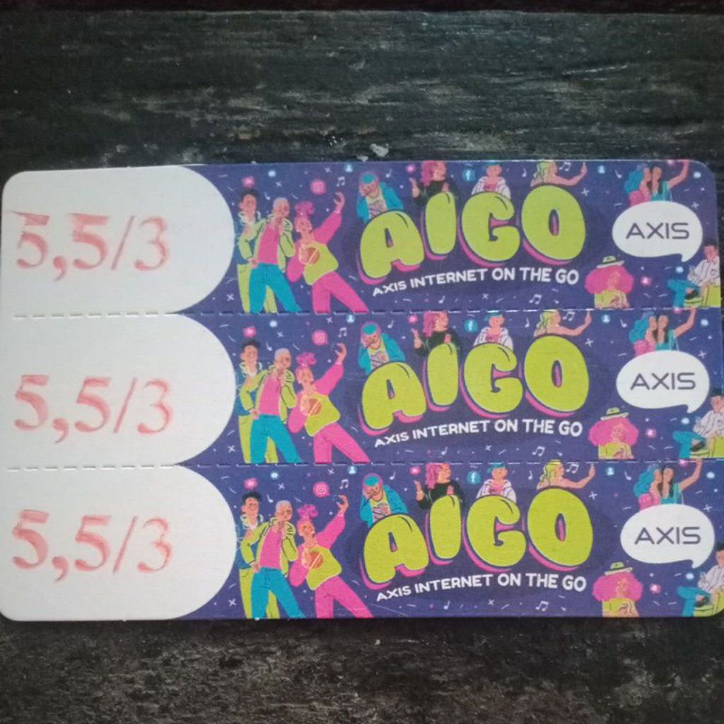 Voucher Axis 5.5/3 GB