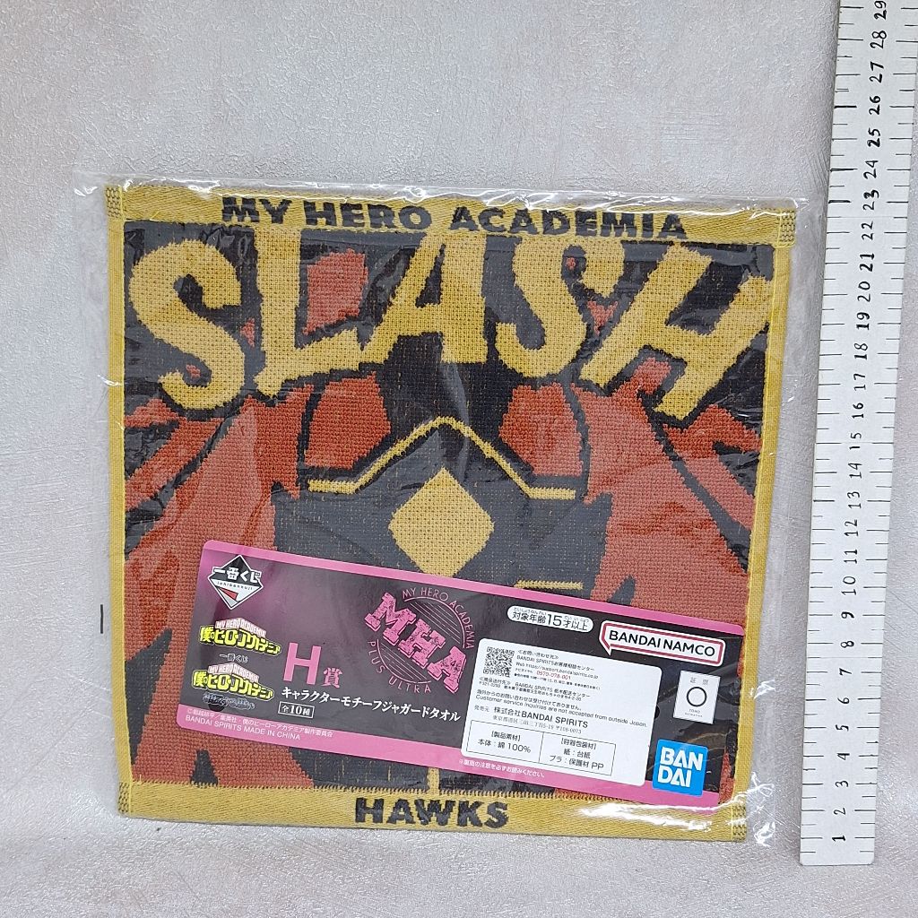 Hawks Keigo Takami My Hero Academia Hand Towel Handuk Tangan Ichiban Kuji H Prize Conflicting Feelin
