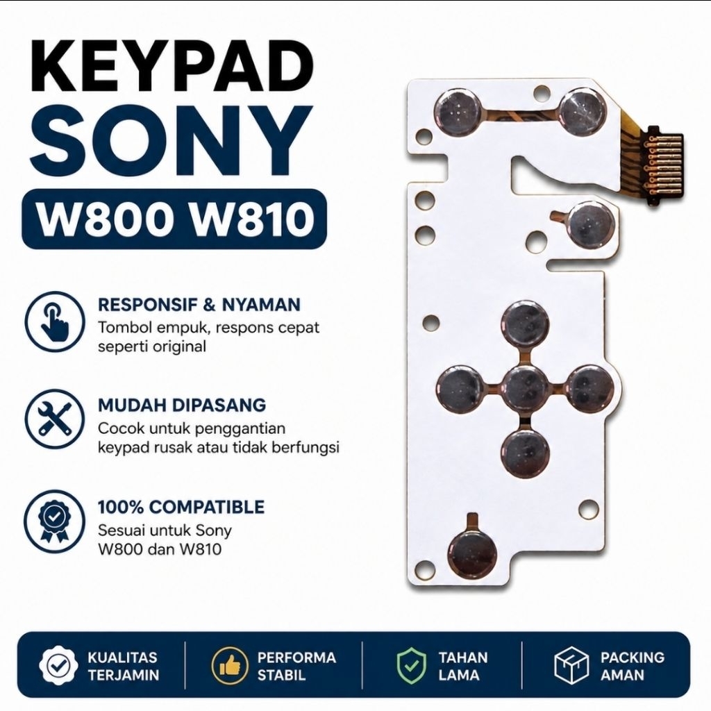 Keypad Sony W800 W810 tombol sony w810