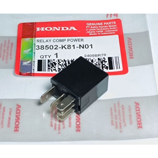 RELAY KAKI 5 STATER - RELAY COMP POWER - RELAY PENGISIAN BEAT FI ESP SCOOPY FI ESP