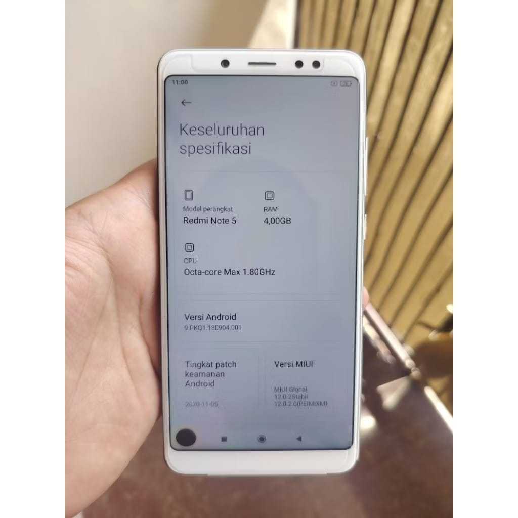 BAGUS hp xiaomi redmi note 5 ram 4/64 bekas second murah handphone seken