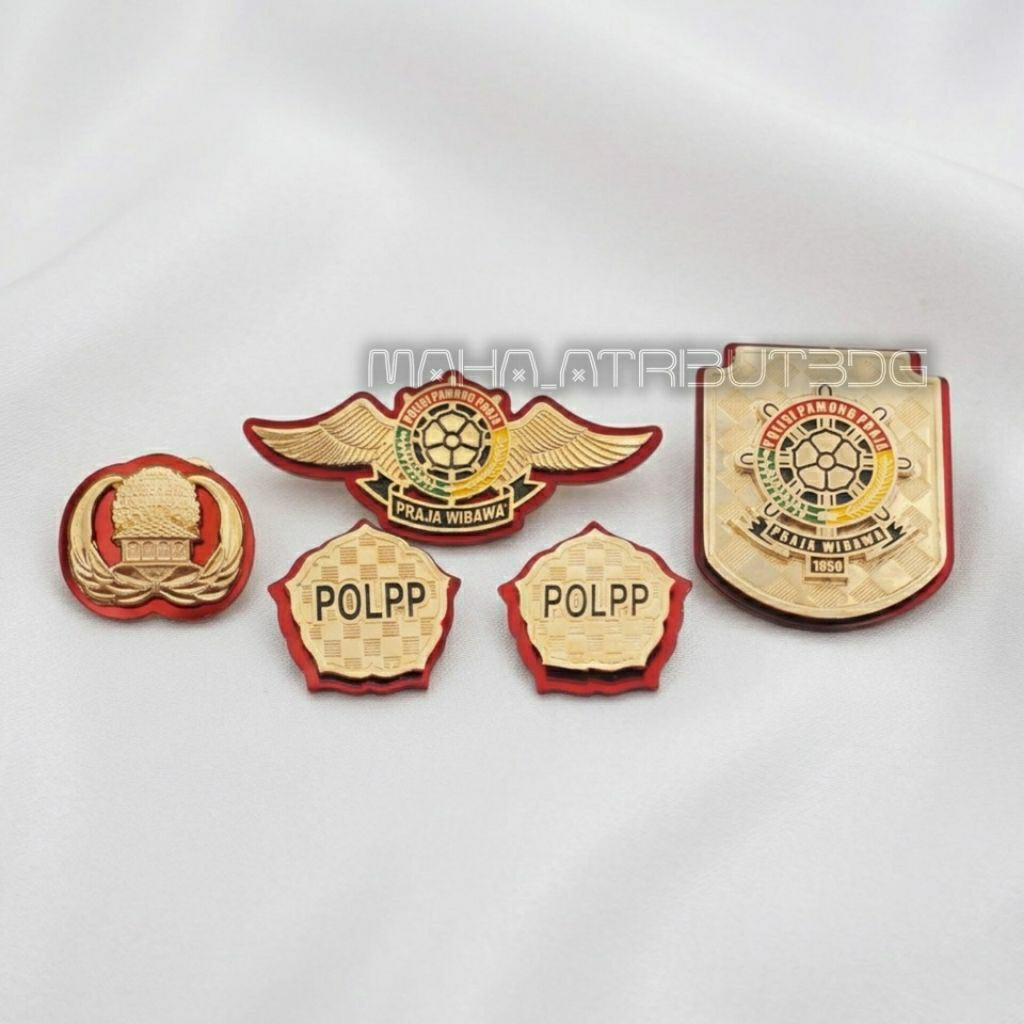 ATRIBUT SATPOL PP / PIN SATPOL PP / KW POL PP / WING POL PP / MONOGRAM POL PP / PIN KORPRI PREMIUM