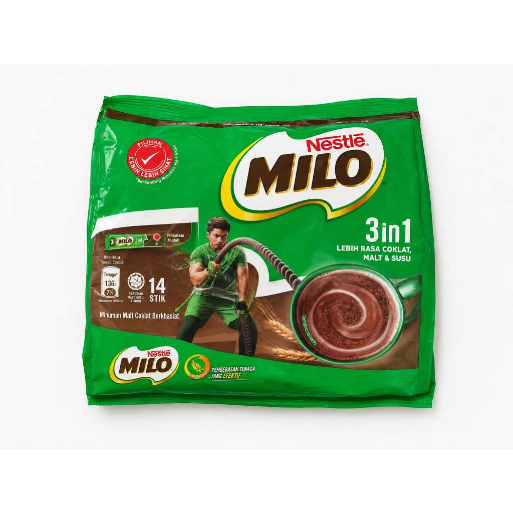 Milo 3in1 Malaysia/Milo stik/Saset isi 14