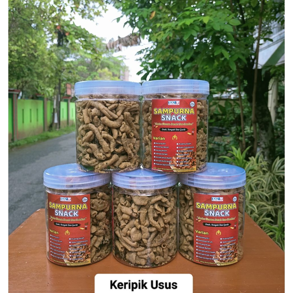keripik usus ayam ori daun jeruk