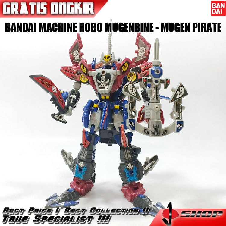 BANDAI MACHINE ROBO MUGENBINE - MUGEN PIRATE BND389