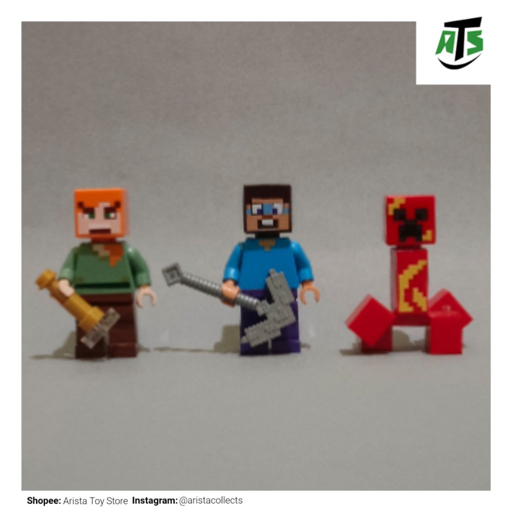 LEGO Mine.Craft Minifigure ALEX, STEVE, CREEPER
