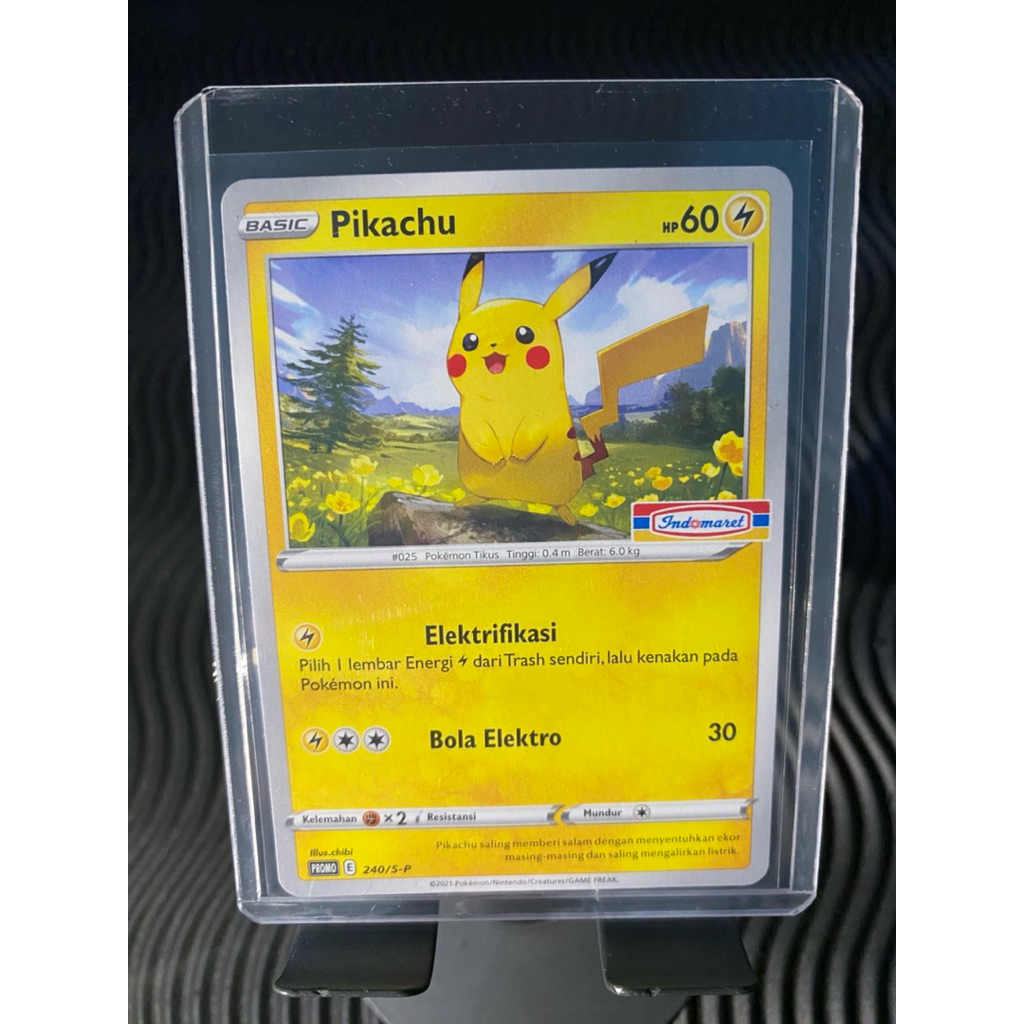 Pikachu Promo Indomaret 240/S-P Kartu Pokemon Indonesia TCG
