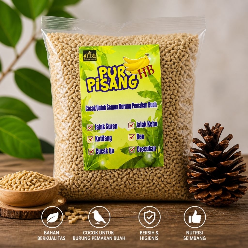 PUR BURUNG PISANG KILOAN 1KG