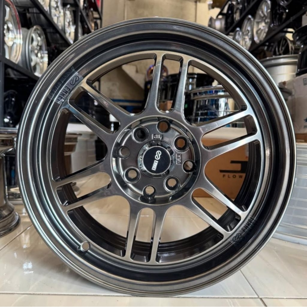 velg ring 16 ENKEI RPF1 FACE 2 lebar 7 pcd 4x100 - 4x114,3 velg racing r16 avanza Xenia velg mobil r