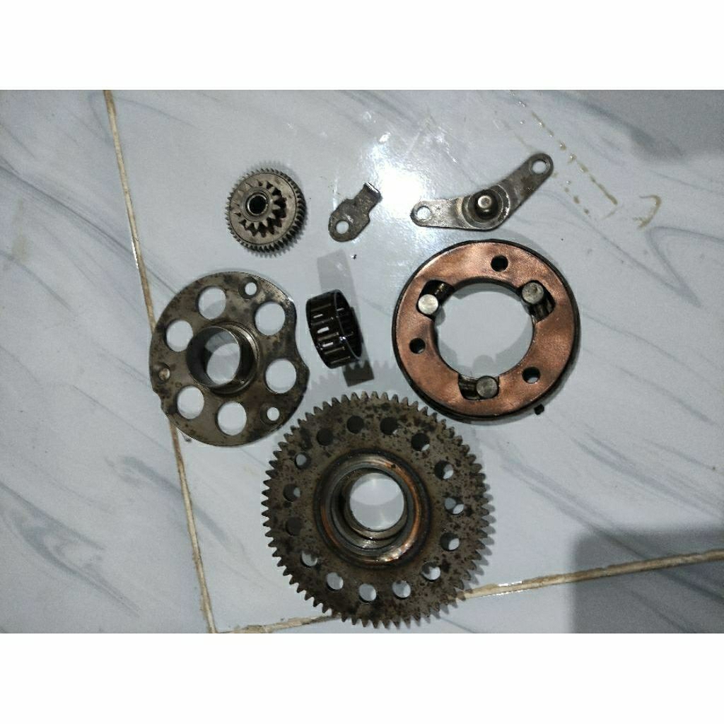 gigi stater gigi penghantar dobel stater fizR original