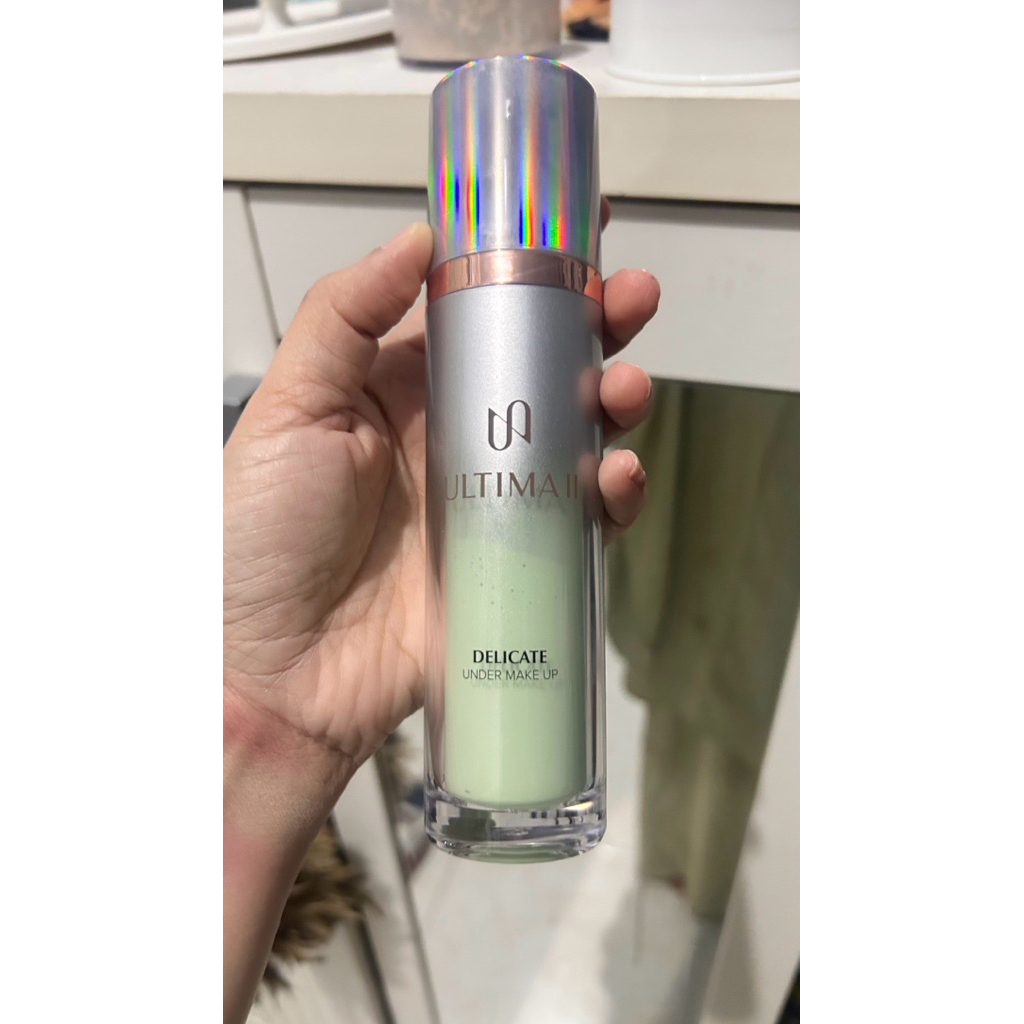 Preloved primer hydrating make up ultima warna hijau muda